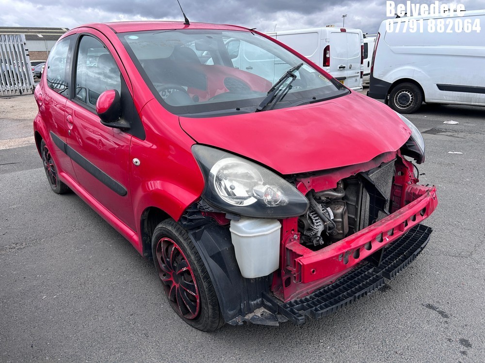 Location: Belvedere - 2009 TOYOTA AYGO PLUS VVT-I 5 Door Hatchback REG: FN59EEH, Keys: No, MOT Expiry date: 26/11/2024, 998 Petrol, 5 Speed Manual Petrol, Former Keepers: 4