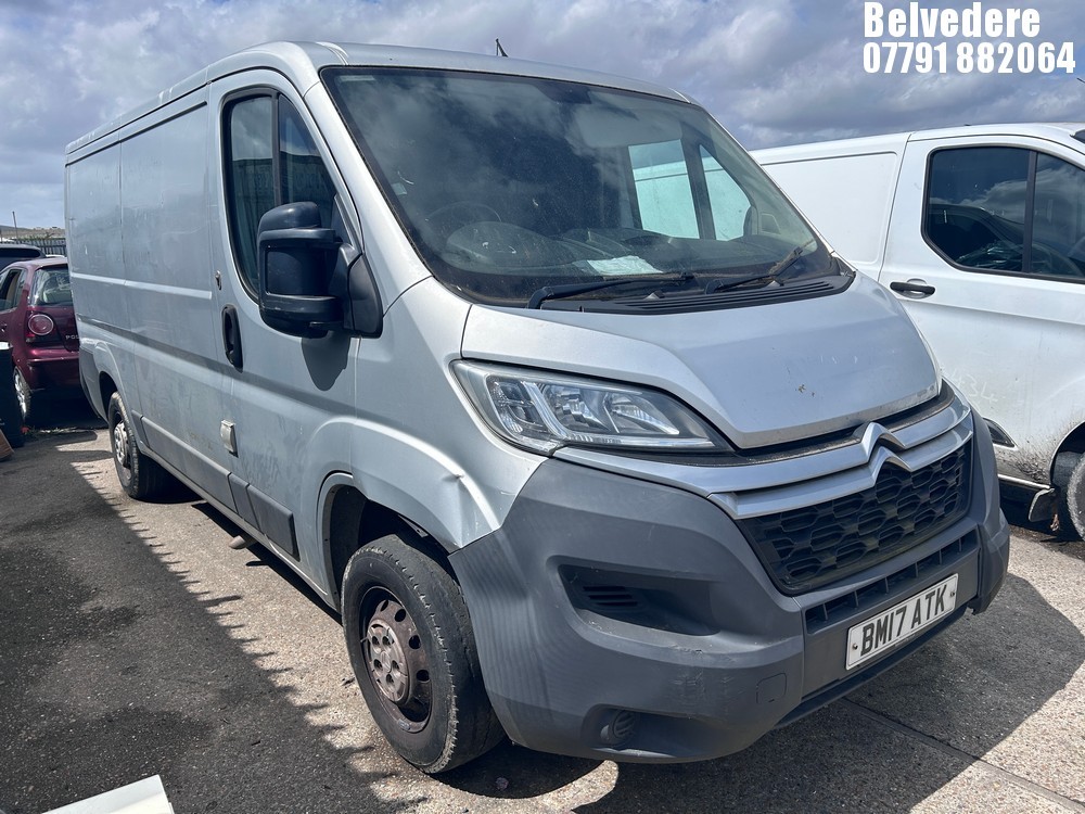 Location: Belvedere - 2017 CITROEN RELAY 35 L2H1 EPRISE BLUE Panel Van REG: BM17ATK, Keys: No, MOT Expiry date: 24/08/2025, 1997 Diesel, 6 Speed Manual Diesel, Former Keepers: 3