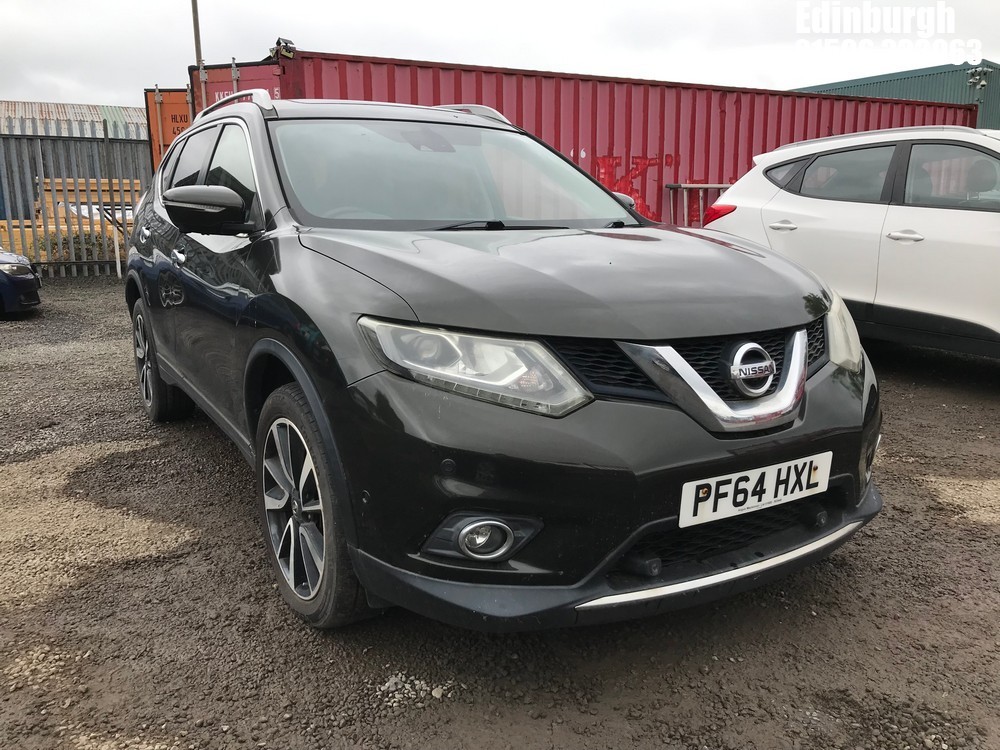 Location: Edinburgh - 2015 NISSAN X-TRAIL TEKNA DCI 4X4 Estate REG: PF64HXL, Keys: No, MOT Expiry date: 22/12/2024, 1598 Diesel, 6 Speed Manual Diesel, Former Keepers: 3
