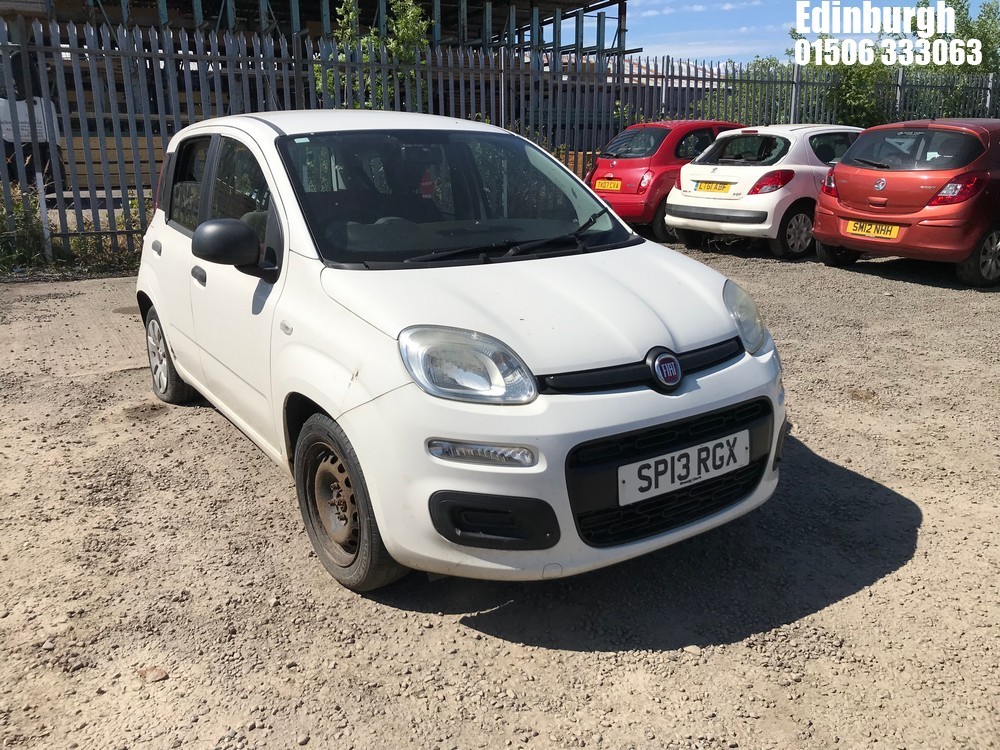 Location: Edinburgh - 2013 FIAT PANDA POP 5 Door Hatchback REG: SP13RGX, Keys: No, MOT Expiry date: 26/05/2026, 1242 Petrol, 5 Speed Manual Petrol, Former Keepers: 3