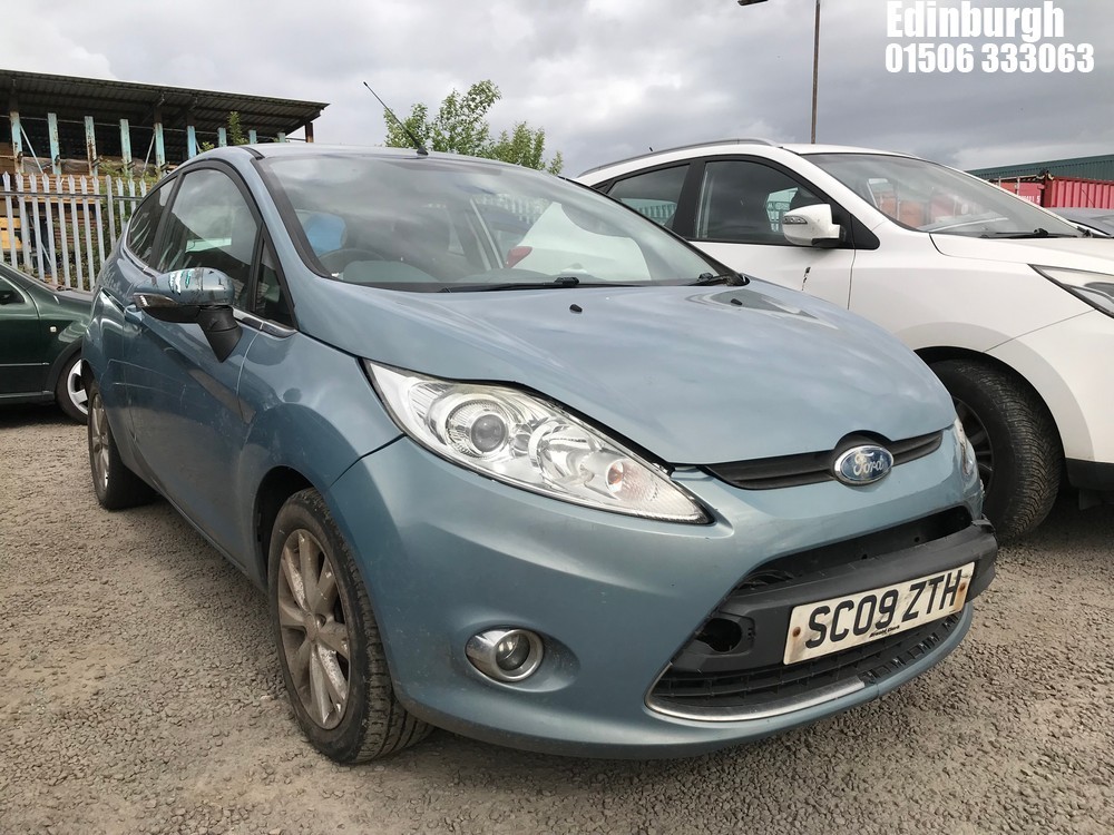 Location: Edinburgh - 2009 FORD FIESTA ZETEC 96 3 Door Hatchback REG: SC09ZTH, Keys: No, MOT Expiry date: 15/02/2026, 1388 Petrol, 5 Speed Manual Petrol, Former Keepers: 9