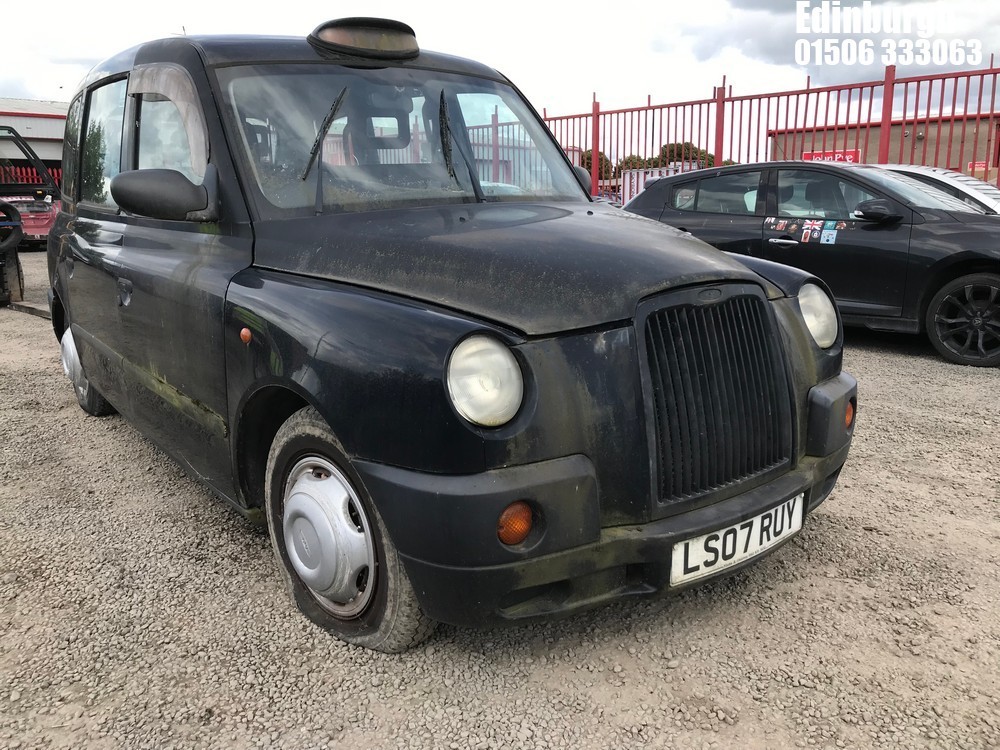 Location: Edinburgh - 2007 LONDON TAXIS INT TX4 BRONZE AUTO Taxi REG: LS07RUY, Keys: No, MOT Expiry date: 15/10/2021, 2499 Diesel, Auto Diesel, Former Keepers: 2