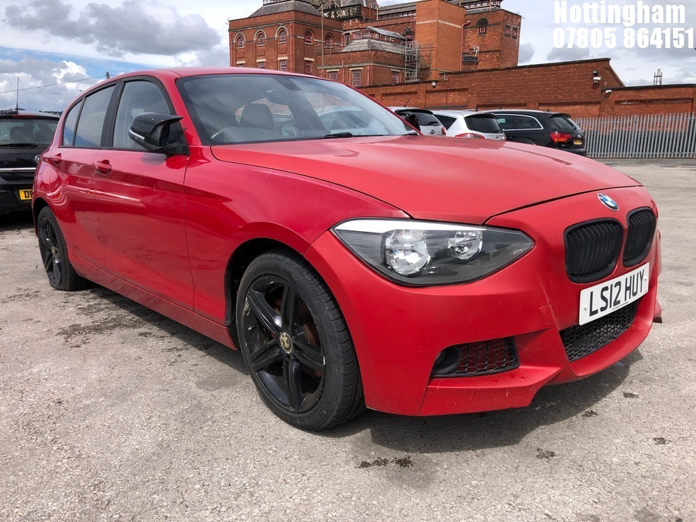 Location: Nottingham - 2012 BMW 120D SPORT 5 Door Hatchback REG: LS12HUY, Keys: No, MOT Expiry date: 26/09/2025, 1995 Diesel, 6 Speed Manual Diesel, Former Keepers: 6
