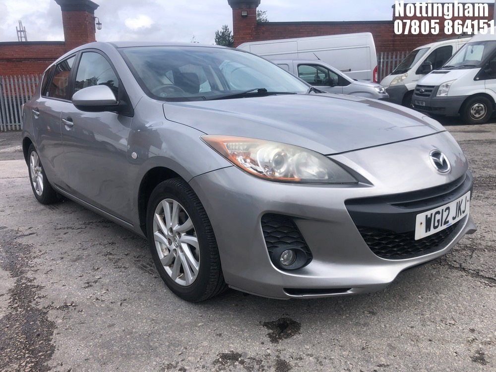 Location: Nottingham - 2012 MAZDA 3 TS2 D 5 DOOR HATCHBACK REG: WG12JKJ, 1560cc DIESEL, 6 SPEED MANUAL DIESEL, Former Keepers: 3, Keys: Yes, MOT Expiry date: 13/04/2027
