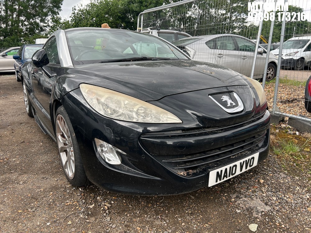 Location: Mitcham - 2010 PEUGEOT RCZ GT THP 156 Coupe REG: NA10VVO, Keys: No, MOT Expiry date: 16/03/2026, 1598 Petrol, 6 Speed Manual Petrol, Former Keepers: 11