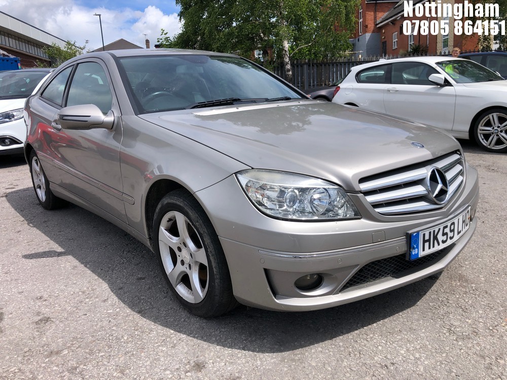 Location: Nottingham - 2010 MERCEDES-BENZ CLC220 CDI SE AUTO Coupe REG: HK59LHO, Keys: No, MOT Expiry date: 28/04/2026, 2148 Diesel, 5 Speed Auto Diesel, Former Keepers: 7