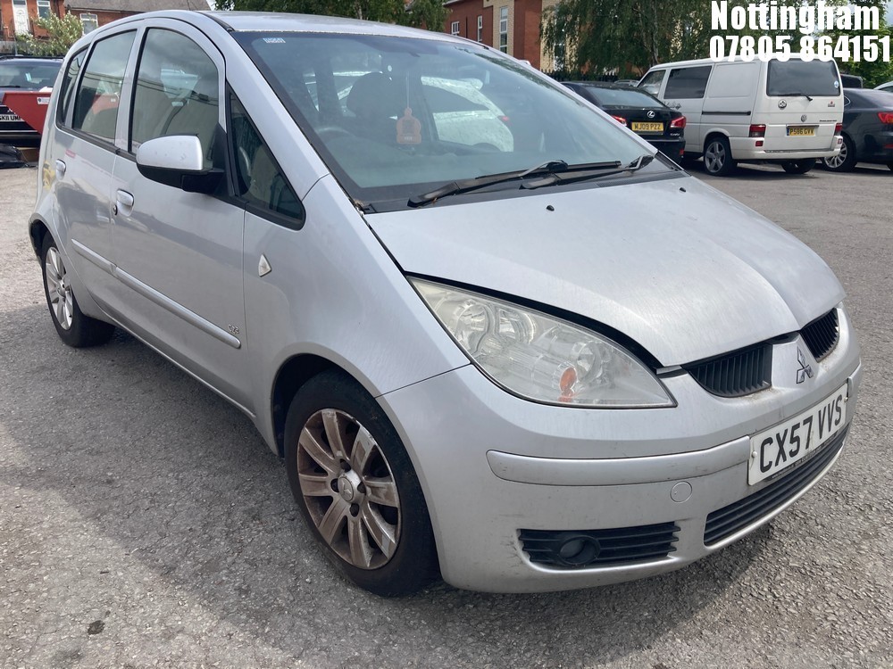 Location: Nottingham - 2007 MITSUBISHI COLT CZ2 DI-D AMT 5 Door Hatchback REG: CX57VVS, Keys: No, MOT Expiry date: 30/06/2026, 1493 Diesel, 6 Speed Semi Auto Diesel, Former Keepers: 8