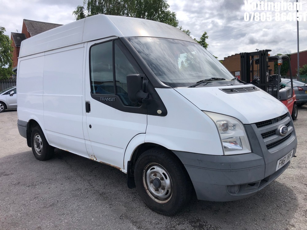 Location: Nottingham - 2011 FORD TRANSIT 85 T280M FWD Panel Van REG: FN61VKF, Keys: No, MOT Expiry date: 08/06/2025, 2198 Diesel, 5 Speed Manual Diesel, Former Keepers: 6