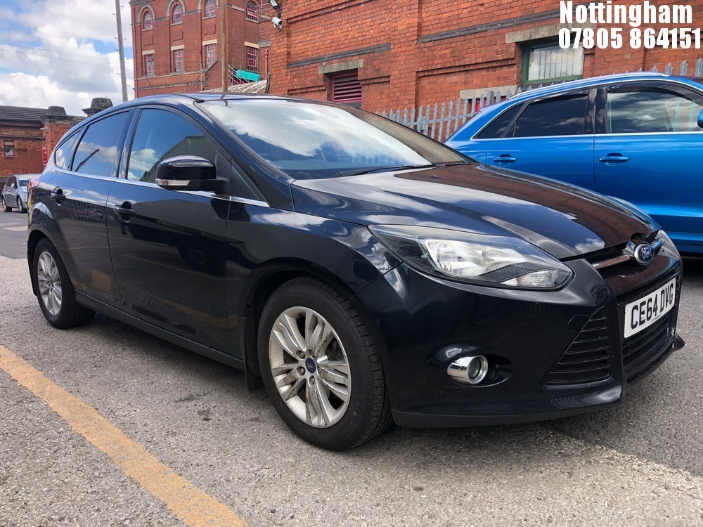 Location: Nottingham - 2014 FORD FOCUS TITANIUM NAVIGATOR 5 DOOR HATCHBACK REG: CE64DVG, 998cc PETROL, 6 SPEED MANUAL PETROL, Former Keepers: 4, Keys: Yes, MOT Expiry date: 09/02/2027