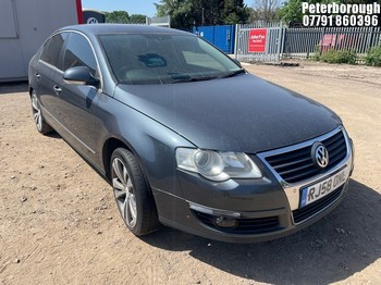 Location: Peterborough - 2008 VOLKSWAGEN PASSAT HIGHLINE 4 Door Saloon REG: RJ58ONL, Keys: No, MOT Expiry date: 30/10/2025, 1798 Petrol, 6 Speed Manual Petrol, Former Keepers: 3