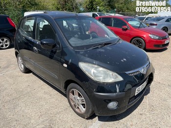 Location: Brentwood - 2009 HYUNDAI I10 STYLE 5 Door Hatchback REG: SL09BFO, Keys: No, MOT Expiry date: 24/11/2025, 1248 Petrol, 5 Speed Manual Petrol, Former Keepers: 5