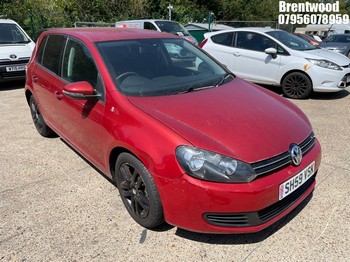 Location: Brentwood - 2009 VOLKSWAGEN GOLF SE TSI 5 Door Hatchback REG: SH59VSK, Keys: No, MOT Expiry date: 19.12.2025, 1390 Petrol, 6 Speed Manual Petrol, Former Keepers: 7