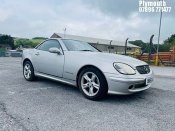 Location: Plymouth - 2001 MERCEDES SLK 200 KOMPRESSOR Convertible REG: WK51KGZ, Keys: No, MOT Expiry date: 14/11/2025, 1998 Petrol, 6 Speed Manual Petrol, Former Keepers: 5