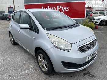 Location: South Wales - 2010 KIA VENGA 2 5 Door Hatchback REG: WV10NKW, Keys: Yes, MOT Expiry date: 24/06/2026, 1396 Petrol, 5 Speed Manual Petrol, Former Keepers: 5