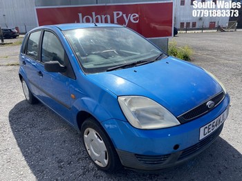 Location: South Wales - 2004 FORD FIESTA FINESSE 5 Door Hatchback REG: CE54WJL, Keys: No, MOT Expiry date: 25/09/2024, 1242 Petrol, 5 Speed Manual Petrol, Former Keepers: 4