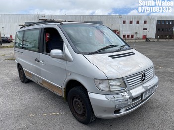 Location: South Wales - 2001 MERCEDES V220 CDI TREND MPV REG: BF51NPK, Keys: No, MOT Expiry date: 16/06/2026, 2151 Diesel, 5 Speed Manual Diesel, Former Keepers: 2
