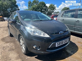 Location: Mitcham - 2009 FORD FIESTA ZETEC 82 5 Door Hatchback REG: SB58GKO, Keys: No, MOT Expiry date: 26/09/2026, 1242 Petrol, 5 Speed Manual Petrol, Former Keepers: 6