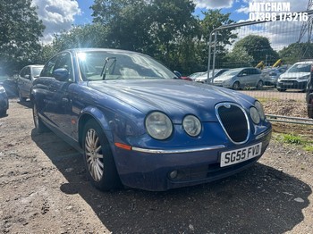 Location: Mitcham - 2005 JAGUAR S-TYPE V6 AUTO 4 Door Saloon REG: SG55FVD, Keys: No, MOT Expiry date: 06/09/2025, 2496 Petrol, 6 Speed Auto Petrol, Former Keepers: 9