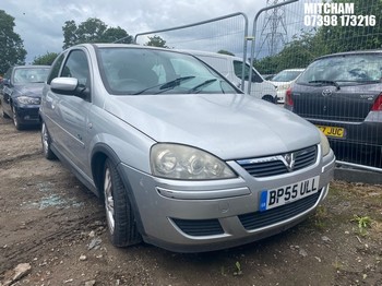 Location: Mitcham - 2006 VAUXHALL CORSA ACTIVE 12V 3 Door Hatchback REG: BP55ULL, Keys: No, MOT Expiry date: 15/09/2026, 998 Petrol, 5 Speed Manual Petrol, Former Keepers: 7