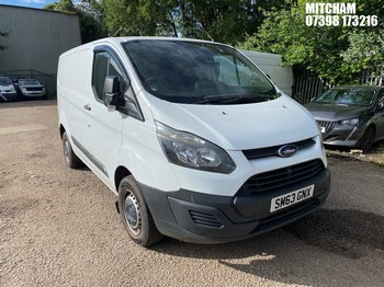 Location: Mitcham - 2014 FORD TRANSIT CUSTOM 270 ECO-TE Panel Van REG: SM63GNX, Keys: No, MOT Expiry date: 25/03/2026, 2198 Diesel, 6 Speed Manual Diesel, Former Keepers: 5
