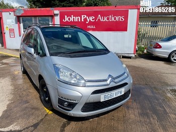 Location: Hull - 2011 CITROEN C4 GRAND PICASSO VTR+ HDI MPV REG: BG61VPW, Keys: No, MOT Expiry date: 17/12/2025, 1560 Diesel, 6 Speed Manual Diesel, Former Keepers: 4