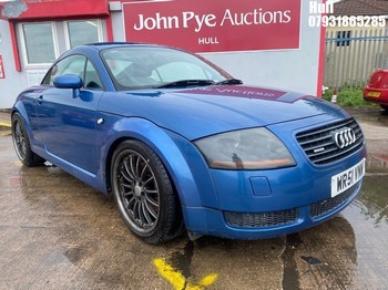 Location: Hull - 2001 AUDI TT QUATTRO (225 BHP) Coupe REG: WR51VNW, Keys: No, MOT Expiry date: 04/04/2026, 1781 Petrol, 6 Speed Manual Petrol, Former Keepers: 7
