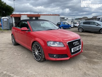 Location: Leeds - 2013 AUDI A3 SPORT FINAL EDITION TD CONVERTIBLE REG: SG13YXP, 1598cc DIESEL, 5 SPEED MANUAL DIESEL, Former Keepers: 7, Keys: Yes, MOT Expiry date: 17-03-2027