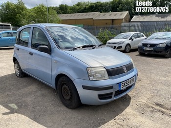Location: Leeds - 2009 FIAT PANDA ACTIVE ECO 5 Door Hatchback REG: SK59WYX, Keys: No, MOT Expiry date: 23-11-2025, 1108 Petrol, 5 Speed Manual Petrol, Former Keepers: 7