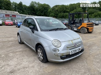 Location: Leeds - 2009 FIAT 500 POP 3 Door Hatchback REG: ST09YDW, Keys: No, MOT Expiry date: 14-11-2024, 1242 Petrol, 5 Speed Manual Petrol, Former Keepers: 3