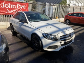 Location: Hayes - 2016 MERCEDES-BENZ C350 SPORT PREMIUM E AUTO 4 Door Saloon REG: FV66HGN, Keys: No, MOT Expiry date: 06/11/2025, 1991 Hybrid Electric, 7 Speed Auto Petrol/Electric, Former Keepers: 3