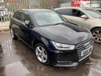 Location: Hayes - 2015 AUDI A1 SPORT TFSI 5 Door Hatchback REG: SD05AUG, Keys: No, MOT Expiry date: 23/11/2025, 999 Petrol, 5 Speed Manual Petrol, Former Keepers: 3