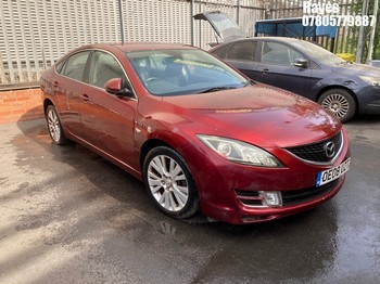 Location: Hayes - 2008 MAZDA 6 TS2 AUTO 5 Door Hatchback REG: OE08UZT, Keys: No, MOT Expiry date: 23/01/2025, 1998 Petrol, 5 Speed Auto Petrol, Former Keepers: 6