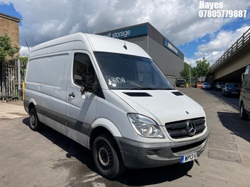 Location: Hayes - 2013 MERCEDES-BENZ SPRINTER 313 CDI Panel Van REG: WP13KXW, Keys: No, MOT Expiry date: 04/12/2025, 2143 Diesel, 6 Speed Manual Diesel, Former Keepers: 3
