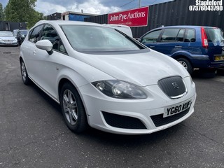 Location: Stapleford - 2010 SEAT LEON S CR TDI ECOMOTIVE 5 Door Hatchback REG: YG60KUF, Keys: Yes, MOT Expiry date: 01/09/2026, 1598 Diesel, 5 Speed Manual Diesel, Former Keepers: 8
