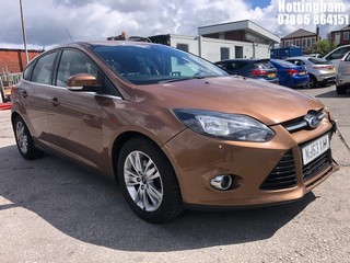 Location: Nottingham - 2013 FORD FOCUS TITANIUM NAVIGATOR 5 DOOR HATCHBACK REG: NJ63XAM, 1596cc PETROL, 6 SPEED AUTO PETROL, Former Keepers: 7, Keys: Yes, MOT Expiry date: 14/04/2027