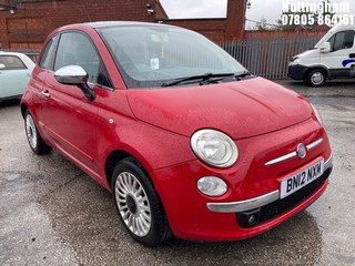 Location: Nottingham - 2012 FIAT 500 LOUNGE 3 DOOR HATCHBACK REG: BN12NXM, 1242cc PETROL, 5 SPEED MANUAL PETROL, Former Keepers: 4, Keys: Yes, MOT Expiry date: 13/07/2026
