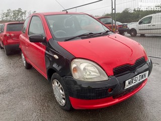 Location: Manchester - 2001 TOYOTA YARIS GS 3 Door Hatchback REG: MK51DWN, 998 Petrol, 5 Speed Manual Petrol, Former Keepers: 4, Keys: No, MOT Expiry date: 23/10/2026