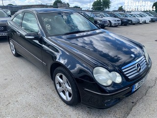 Location: BELVEDERE - 2005 MERCEDES C180 KOMPRESSOR SE AUTO Coupe REG: LD05DVP, 1796cc Petrol, 5 Speed Auto Petrol, Former Keepers: 3, Keys: Yes, MOT: Expiry date30.04.2027