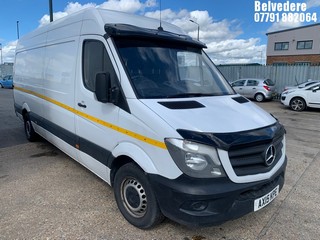 Location: BELVEDERE - 2015 MERCEDES-BENZ SPRINTER 313 CDI Panel Van REG: AX15KPE, 2143cc Diesel, 6 Speed Manual Diesel, Former Keepers: 4, Keys: No, MOT: Expiry date03.04.2026