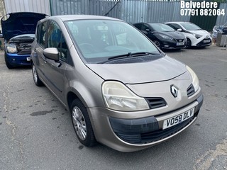 Location: Belvedere - 2008 RENAULT G-MODUS EXPRESSION 75 5 Door Hatchback REG: VO58DLV, Keys: No, MOT Expiry date: 25/11/2026, 1149 Petrol, 5 Speed Manual Petrol, Former Keepers: 11
