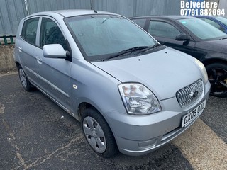 Location: Belvedere - 2005 KIA PICANTO LX 5 Door Hatchback REG: GX05OAL, Keys: No, MOT Expiry date: 01/06/2026, 1086 Petrol, 5 Speed Manual Petrol, Former Keepers: 6