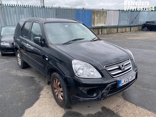 Location: Belvedere - 2005 HONDA CR-V SE Light 4X4 Utility REG: LK05DHY, Keys: No, MOT Expiry date: 02/01/2026, 1998 Petrol, AUTOMATIC, Former Keepers: 2