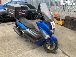 Location: Belvedere - 2018 YAMAHA GPD125-A NMAX 125 ABS Motorcycle REG: HG18EVX, Keys: No, MOT Expiry date: 25/03/2025, 125 Petrol, Automatic, Former Keepers: 16