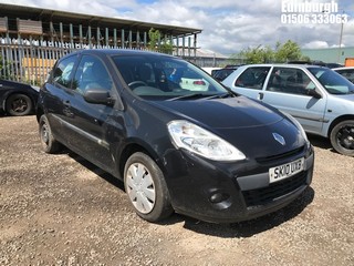 Location: Edinburgh - 2010 RENAULT CLIO EXTREME 3 Door Hatchback REG: SK10UXB, Keys: No, MOT Expiry date: 13/04/2023, 1149 Petrol, 5 Speed Manual Petrol, Former Keepers: 3