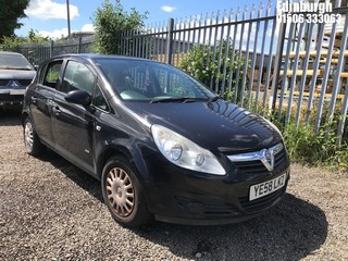 Location: Edinburgh - 2008 VAUXHALL CORSA LIFE A/C 5 Door Hatchback REG: YE58LKZ, Keys: No, MOT Expiry date: 25/03/2026, 1229 Petrol, 5 Speed Manual Petrol, Former Keepers: 9