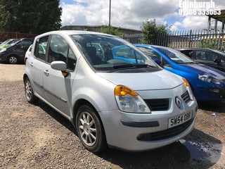 Location: Edinburgh - 2005 RENAULT MODUS DYNAMIQUE DCI 80 5 Door Hatchback REG: SW54OBR, Keys: No, MOT Expiry date: 27/04/2026, 1461 Diesel, 5 Speed Manual Diesel, Former Keepers: 4