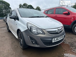 Location: Mitcham - 2014 VAUXHALL CORSA LTD EDTN CDTI EFLEX 3 Door Hatchback REG: EJ63VYB, Keys: No, MOT Expiry date: 08/01/2026, 1248 Diesel, 5 Speed Manual Diesel, Former Keepers: 6