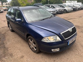Location: Mitcham - 2006 SKODA OCTAVIA LAURIN & KLEM FSI Estate REG: LF06FDG, Keys: Yes, MOT Expiry date: 27/10/2026, 1598 Petrol, 5 Speed Manual Petrol, Former Keepers: 2