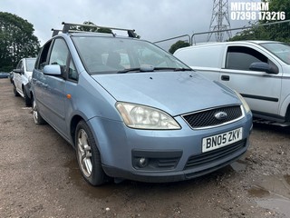 Location: Mitcham - 2005 FORD FOCUS C-MAX ZETEC MPV REG: BN05ZKV, Keys: No, MOT Expiry date: 16/09/2025, 1596 Petrol, 5 Speed Manual Petrol, Former Keepers: 3
