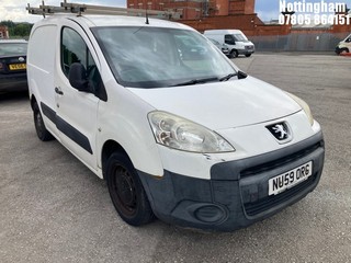 Location: Nottingham - 2009 PEUGEOT PARTNER 850 S HDI 90 Panel Van REG: NU59ORG, Keys: No, MOT Expiry date: 28/08/2026, 1560 Diesel, 5 Speed Manual Diesel, Former Keepers: 4